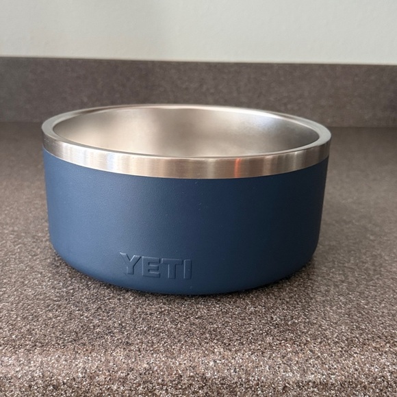 YETI Boomer 8 Cups Navy Blue Pet Bowl Stainless Steel - Picture 6 of 10